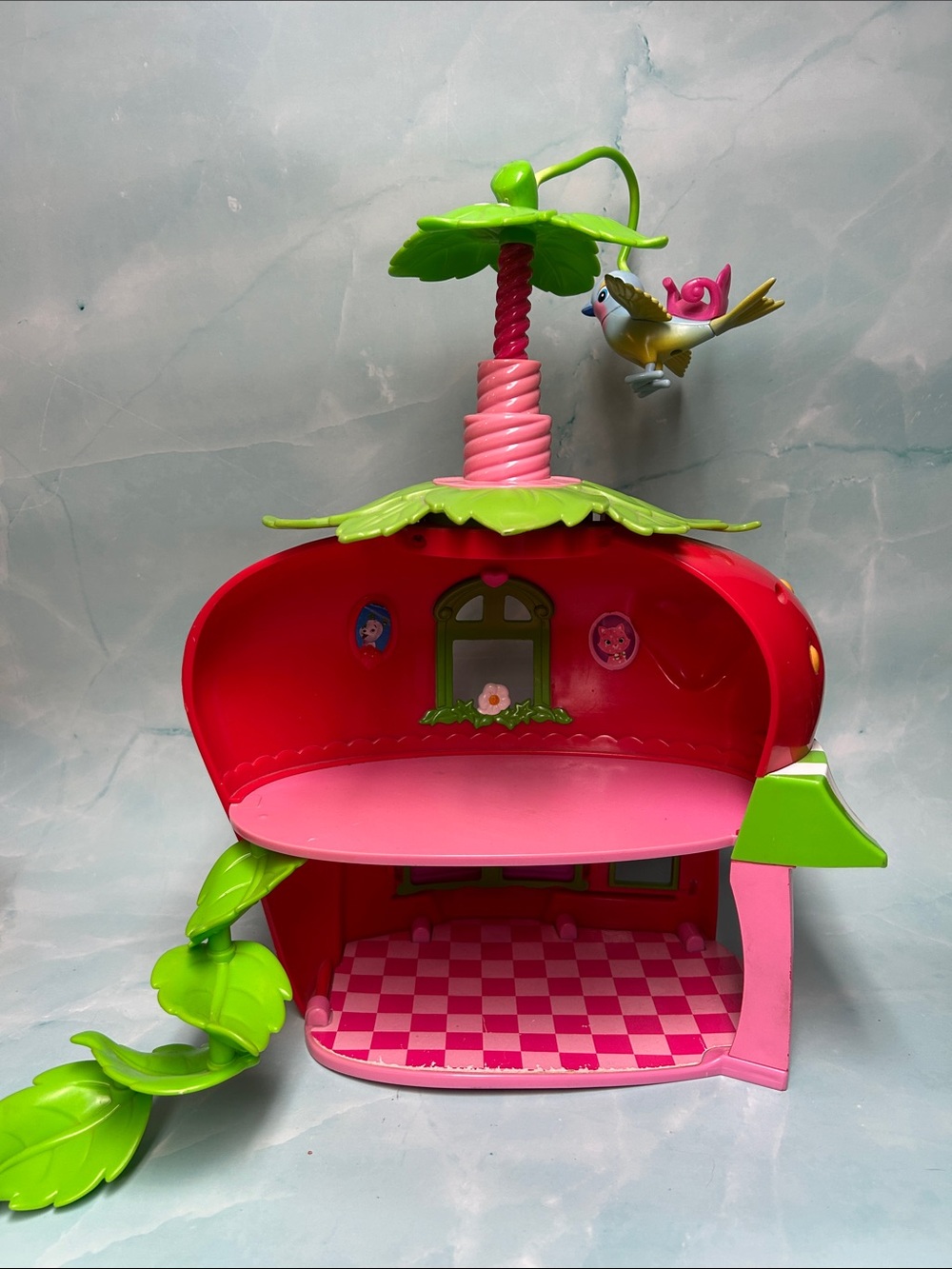 2008 Hasbro Strawberry Shortcake Whirly Bird Berry Café Playhouse Only - Picture 3 of 8